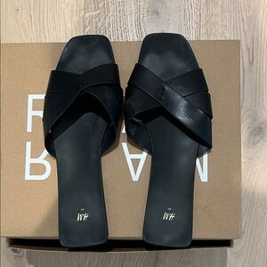 H&M Elegant Black Sandals for Women